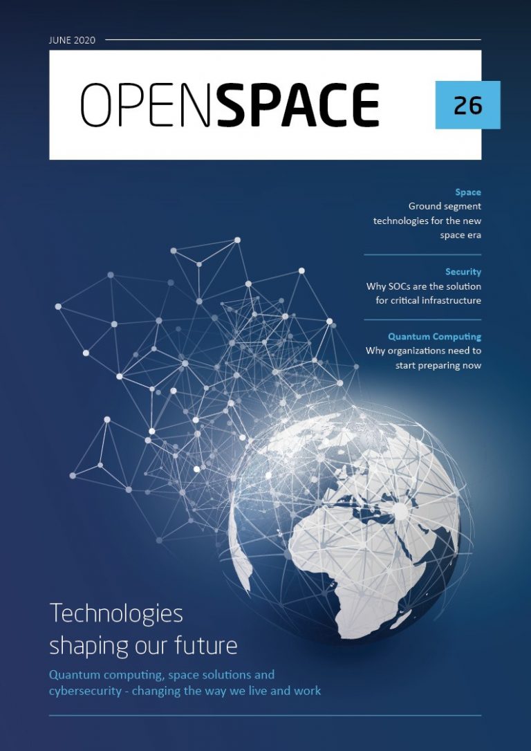 Front cover of openspace 26 magazine - technologies of the future