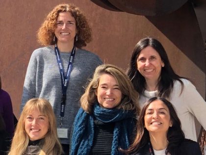 Five of the women working for RHEA in Spain