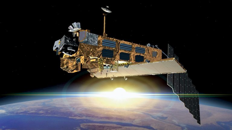 ESA Envisat satellite artist's impression copyright ESA
