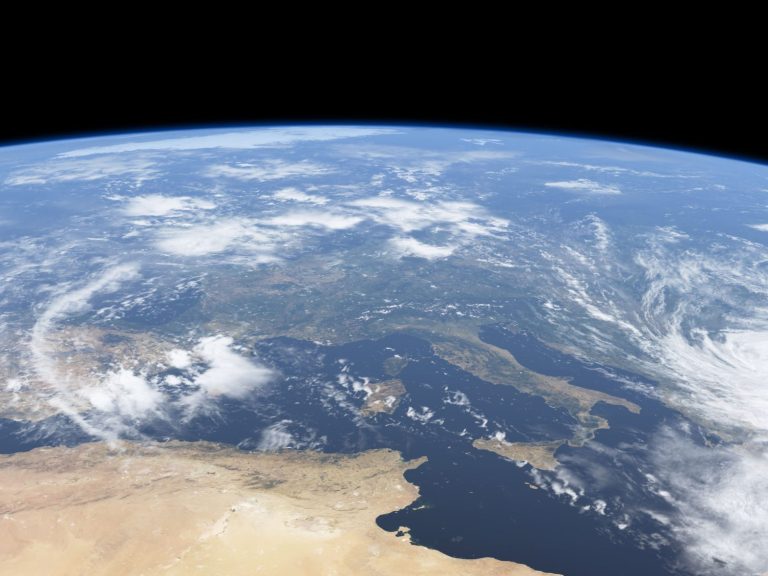 View of the Earth from space - image copyright ESA